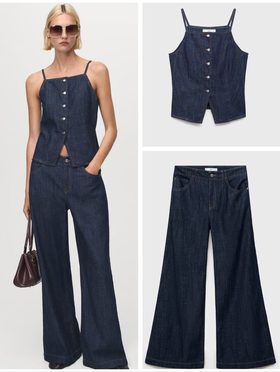Mango Pants - MANGO TOP/ JEANS SET